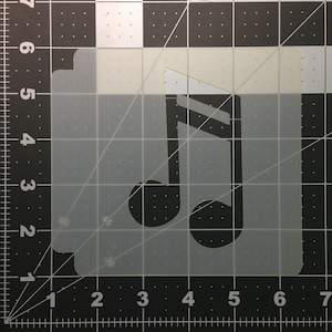 Music Note 102 Stencil