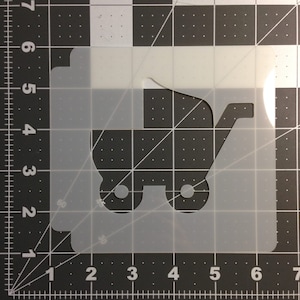 Baby Carriage 100 Stencil