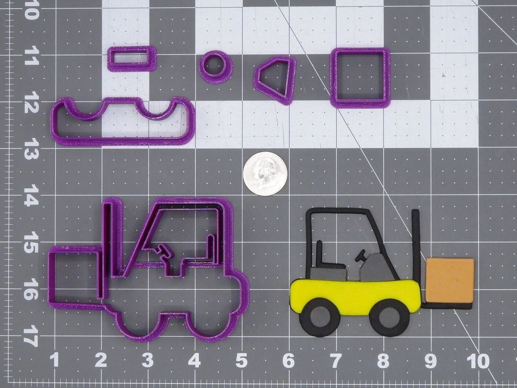 Forklift 266-H192 Cookie Cutter Set - Etsy