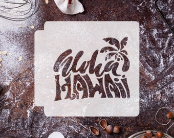 Aloha Hawaii 783-E788 Stencil