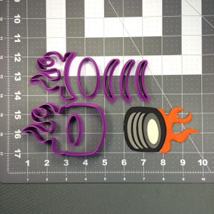 Tire on Fire 266-096 Cookie Cutter Set