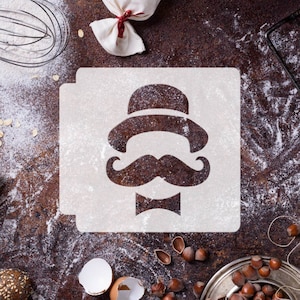 Mustache and Hat 783-G635 Stencil