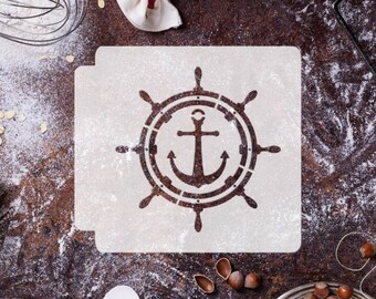 Helm with Anchor 783-F352 Stencil