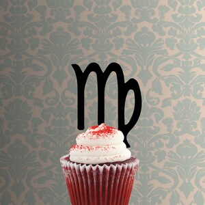 Zodiac - Virgo Symbol 228-272 Cupcake Topper