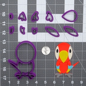 Parrot 266-D781 Cookie Cutter Set