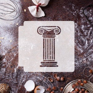 Stencil con colonna greca 783-C465
