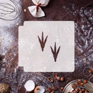 Dinosaur Footprints 783-C554 Stencil