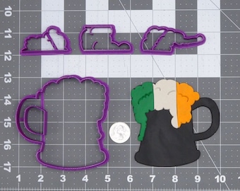 St Patricks Day - Irish Beer 266-I582 Cookie Cutter Set