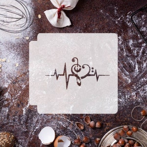 Music Clef Pulse 783-H194 Stencil