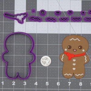 Christmas - Gingerbread Man Body 266-L100 Cookie Cutter Set