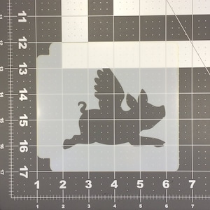 Pig With Wings 100 Stencil