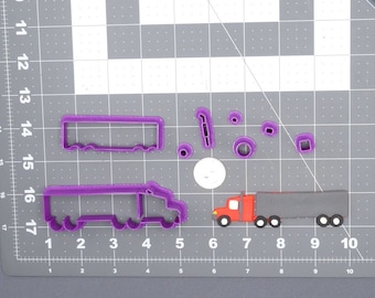 Semi Truck 266-H095 Cookie Cutter Set