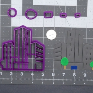 City Buildings 266-F893 Cookie Cutter Set