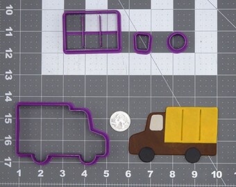 Delivery Truck 266-J548 Cookie Cutter Set
