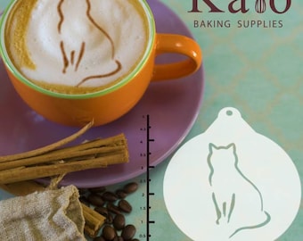 Katze 263-135 Latte Kunst Schablone