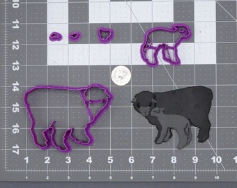 Sheep and Lamb 266-H979 Cookie Cutter Set