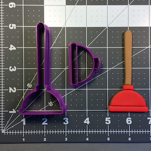 Toilet Plunger 101 Cookie Cutter Set