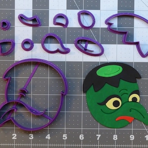 Japanese Kabuki Mask 266-B797 Cookie Cutter Set