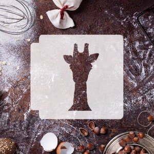 Giraffe Head 783-H225 Stencil Silhouette