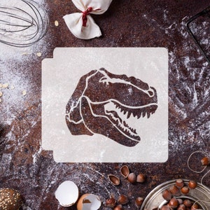 Tyrannosaurus Rex Dinosaur Head 783-G437 Stencil