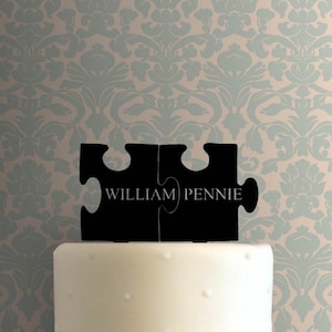 Custom Puzzle Names 225-A932 Cake Topper