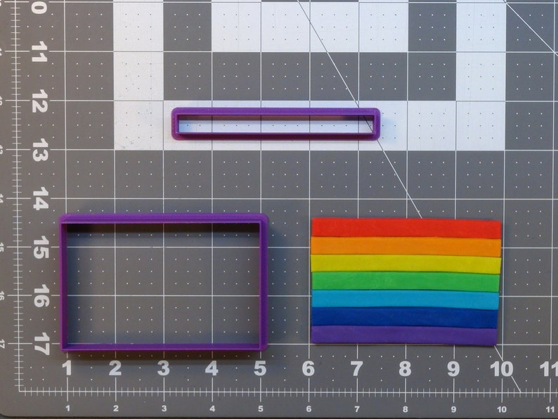 LGBT Flag 266-A563 Cookie Cutter Set