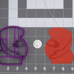 Pregnant Mom Belly 266-J813 Cookie Cutter