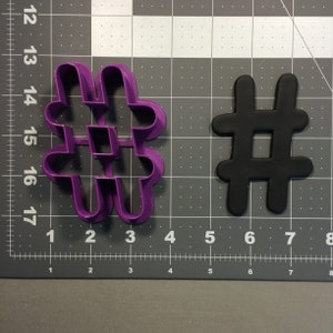 Hashtag 266-A785 Cookie Cutter