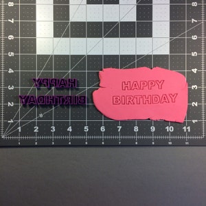 Happy Birthday Arial 101 Stamp