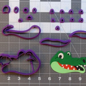 Crocodile 266-A664 Cookie Cutter Set