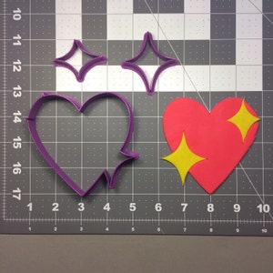 Heart Emoji 100 Cookie Cutter Set