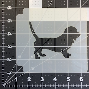Dog - Dachshund 783-B882 Stencil Silhouette