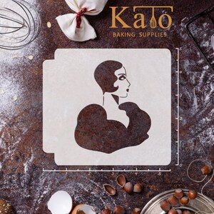 1920s Flapper 783-B647 Stencil
