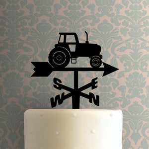 Weather Vane Tractor 225-A199 Cake Topper