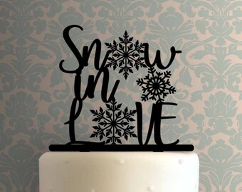 Snow in Love 225-980 Cake Topper