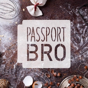 Passport Bro 783-J301 Stencil
