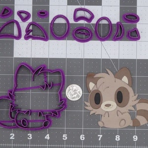 Raccoon 266-K328 Cookie Cutter Set