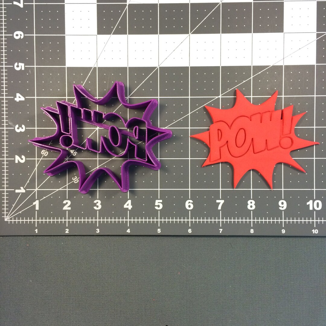 Pow! Sign 105 Cookie Cutter - Etsy