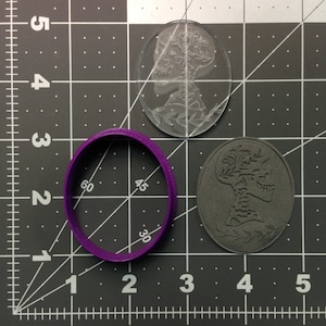 Skull 100 Cookie Cutter and Stamp