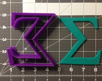 Greek Letter Sigma Cookie Cutter