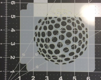 Golf Ball 100 Stencil