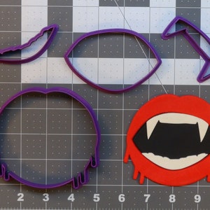 Vampire Lips 266-A715 Cookie Cutter Set