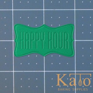 Happy Hour 227-540 Cookie Cutter e Timbro Acrilico (Goffrata)
