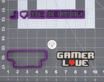 Gamer Love 266-I894 koekjesvormset