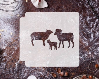 Ram Sheep Lamb 783-H651 Stencil