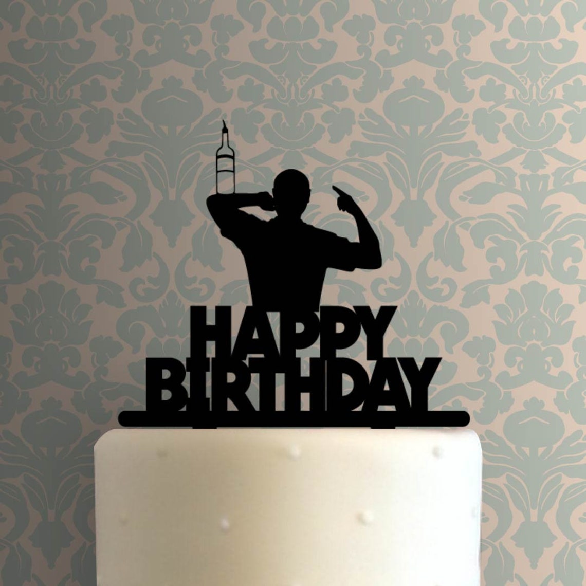 Bartender Happy Birthday 225A408 Cake Topper Etsy
