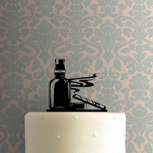 Whiskey and Cigar 225-B935 Cake Topper