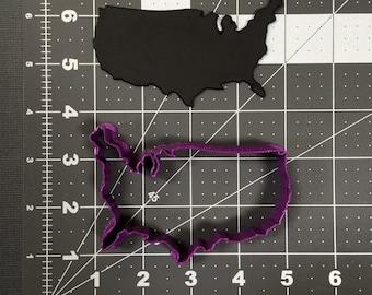 Zusammenhängenden USA Karte Ausstecher