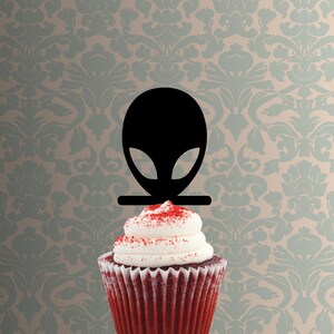 Alien Head 228-297 Cupcake Topper