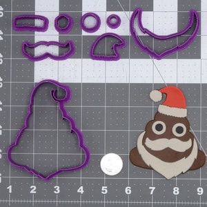 Weihnachten - Poop Weihnachtsmann 266-J405 Ausstecher Set